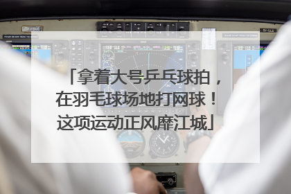 拿着大号乒乓球拍，在羽毛球场地打网球！这项运动正风靡江城