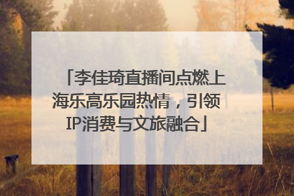 李佳琦直播间点燃上海乐高乐园热情,引领IP消费与文旅融合