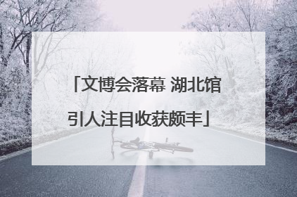 文博会落幕 湖北馆引人注目收获颇丰