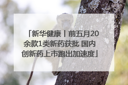 新华健康丨前五月20余款1类新药获批 国内创新药上市跑出加速度
