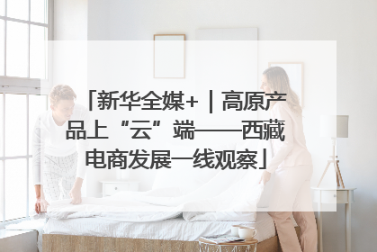 新华全媒+｜高原产品上“云”端——西藏电商发展一线观察