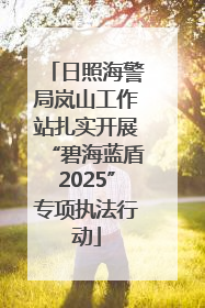 日照海警局岚山工作站扎实开展“碧海蓝盾2025”专项执法行动