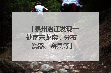 泉州洛江发现一处南宋龙窑，分布瓷器、窑具等