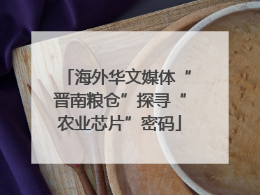 海外华文媒体“晋南粮仓”探寻“农业芯片”密码
