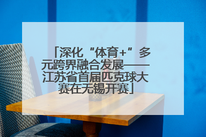 深化“体育+”多元跨界融合发展——江苏省首届匹克球大赛在无锡开赛