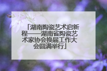 湖南陶瓷艺术启新程——湖南省陶瓷艺术家协会换届工作大会圆满举行