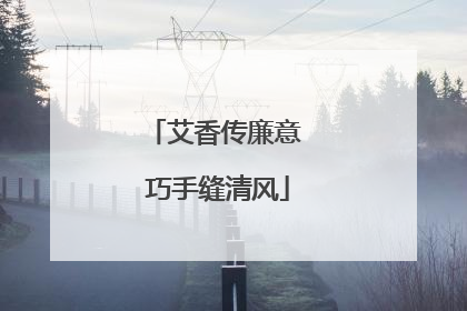 艾香传廉意 巧手缝清风