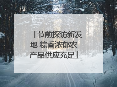 节前探访新发地 粽香浓郁农产品供应充足