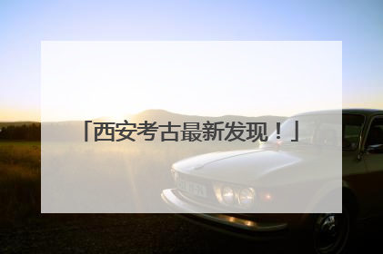 西安考古最新发现！