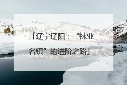 辽宁辽阳：“袜业名镇”的进阶之路