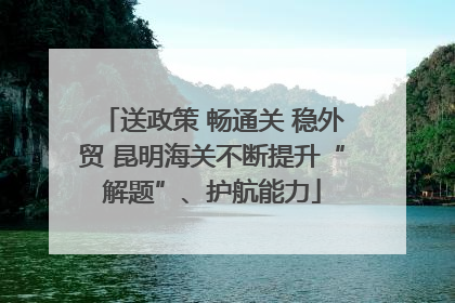 送政策 畅通关 稳外贸 昆明海关不断提升“解题”、护航能力