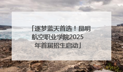 逐梦蓝天首选！昆明航空职业学院2025年首届招生启动
