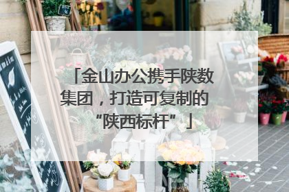 金山办公携手陕数集团，打造可复制的“陕西标杆”