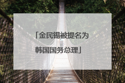 金民锡被提名为韩国国务总理