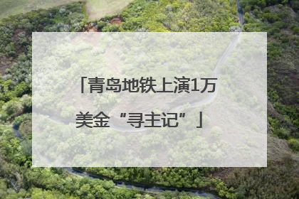 青岛地铁上演1万美金“寻主记”