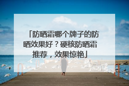 防晒霜哪个牌子的防晒效果好？硬核防晒霜推荐，效果惊艳