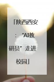 陕西西安：“AI教研员”走进校园