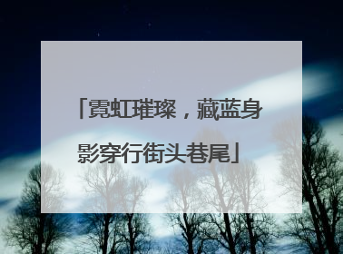 霓虹璀璨，藏蓝身影穿行街头巷尾