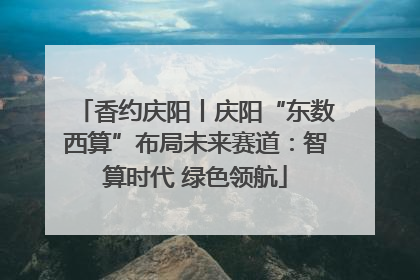 香约庆阳丨庆阳“东数西算”布局未来赛道：智算时代 绿色领航