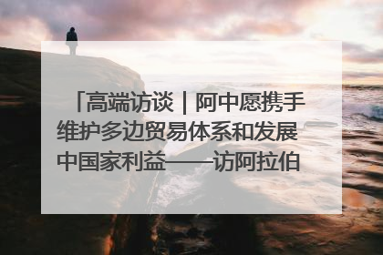 高端访谈｜阿中愿携手维护多边贸易体系和发展中国家利益——访阿拉伯议会议长亚马希