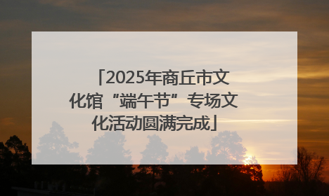 2025年商丘市文化馆“端午节”专场文化活动圆满完成