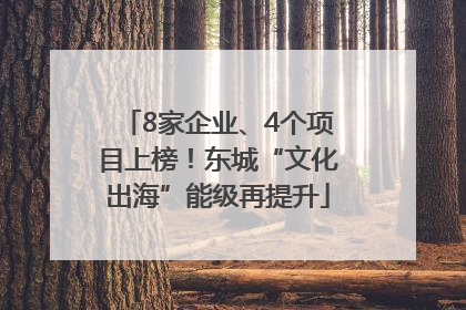 8家企业、4个项目上榜！东城“文化出海”能级再提升